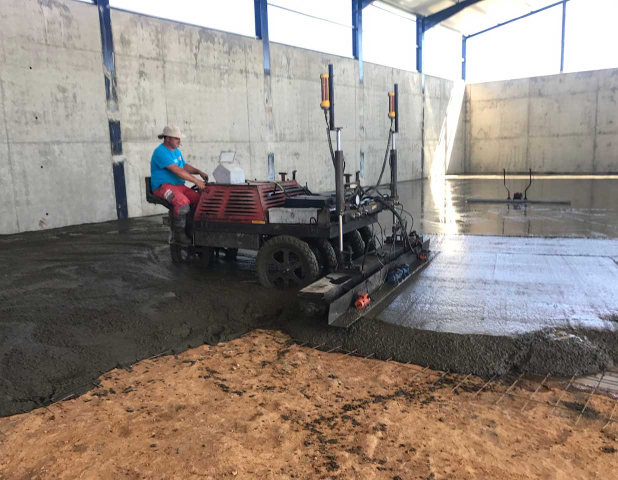 Pavipul Hormigón impreso y pulido preparación de obra